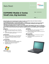 Fujitsu ESPRIMO Mobile U9200 User manual