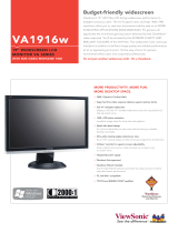 ViewSonic VA1916w-4 Datasheet