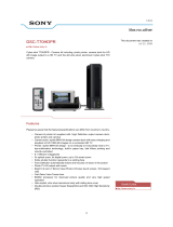 Sony DSC-T70HDPR Datasheet