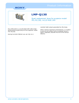 Sony LP LMP-Q130 Datasheet