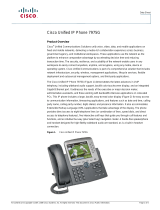Cisco Unified IP Phone 7975G w/ 1 RTU License User manual