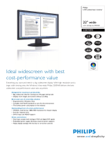 Philips 220EW8FB/00 Datasheet