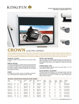 Kingpin Screens KIN-CES210-16:9 Datasheet