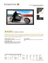 Kingpin Screens KIN-FS200-16:9 Datasheet