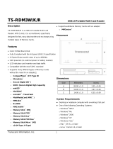 Transcend TS-RDM3K Datasheet