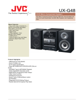 JVC Micro Component System JVC UX-G48 Datasheet