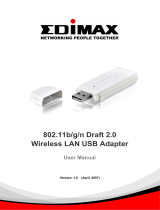 Edimax LAN USB Adapter User manual