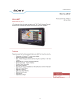 Sony NV-U92TC Datasheet