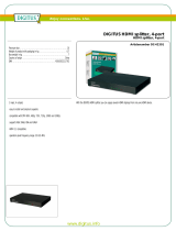 Digitus HDMI splitter, 8-port Datasheet