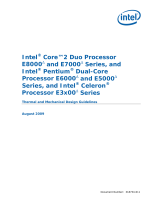 Intel CORE 2 DUO E8000 -  UPDATE 7-2010 User manual