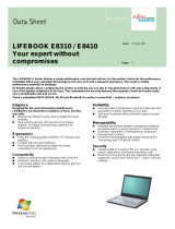 Fujitsu LifeBook E8310 User manual