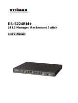 Edimax Technology ES-5224RM+ Gigabit Ethernet Switch User manual