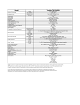 Toshiba TDP-EW25U Datasheet