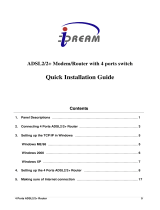 iDream ADSL2/2+ Modem User manual