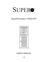 Supermicro SuperWorkstation 7045A-WT User manual