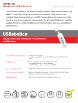 US Robotics 802.11g Wireless USB Adapter Datasheet