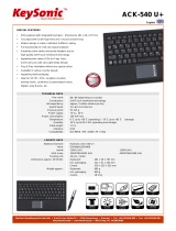 Nanopoint KB-ACK-540U+ Datasheet