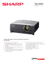 Sharp XG-C335X Datasheet