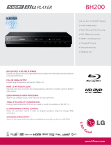 LG Super Blu BH200 Datasheet