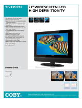 COBY electronic TF-TV2701 User manual
