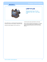 Sony LMPP120 Datasheet
