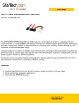 StarTech.com SATA24POW Datasheet