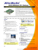 Avermedia DVD EZMaker PCI Deluxe Datasheet
