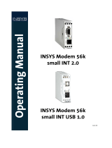 Insys 56k small INT 2.0 User manual