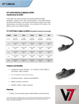 V7 Patch Cables RJ45M/M (UTP) Grey Datasheet