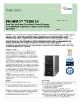 Fujitsu Primergy TX200S4 Xeon E5420 Datasheet