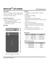 Transcend TS250GSJ25M Datasheet