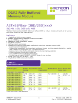 Aeneon 512MB DDR2 667MHz Fully Buffered Datasheet