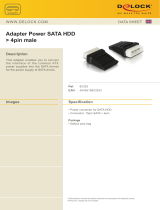 DeLOCK Cable Power SATA HDD > 4pin male Datasheet