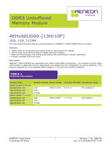 Aeneon AEH760UD00-10F Datasheet