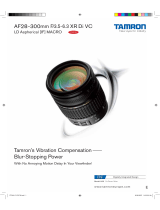 Tamron AF 28-300mm F/3.5-6.3 XR Di VC LD Aspherical [IF] MACRO User manual