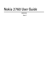Nokia 2760 User manual
