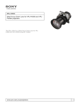 Sony VPLL-Z4015 Datasheet