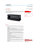 Sony RHTG900 Datasheet