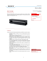 Sony RHTG1500 Datasheet