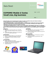 Fujitsu ESPRIMO Mobile U9200 User manual