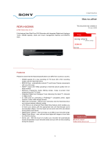 Sony RDR-HXD995B User manual