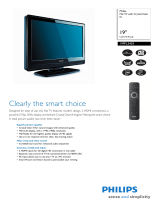 Philips 19" LCD TV Datasheet