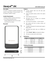 Transcend TS250GSJ25C Datasheet