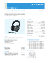 Sennheiser HMD 280 PRO User manual