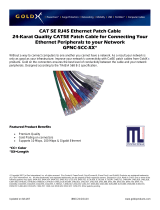 GoldX 100' Offspring® Cat 5e UTP Patch Cable Datasheet