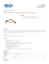 Tripp Lite Multimode Fiber Optics 11-m (35-ft.) Duplex MMF 62.5/125 Patch Cable, MTRJ/SC User manual