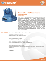 Trendnet TV-IP400W - Wireless Advanced Pan Datasheet