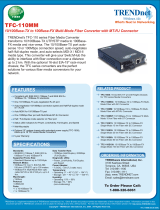 Trendnet TFC-110MM Datasheet