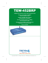 Trendnet 108Mbps Wireless Super G Broadband Router User manual