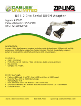 Cables Unlimited USB-2920 Datasheet